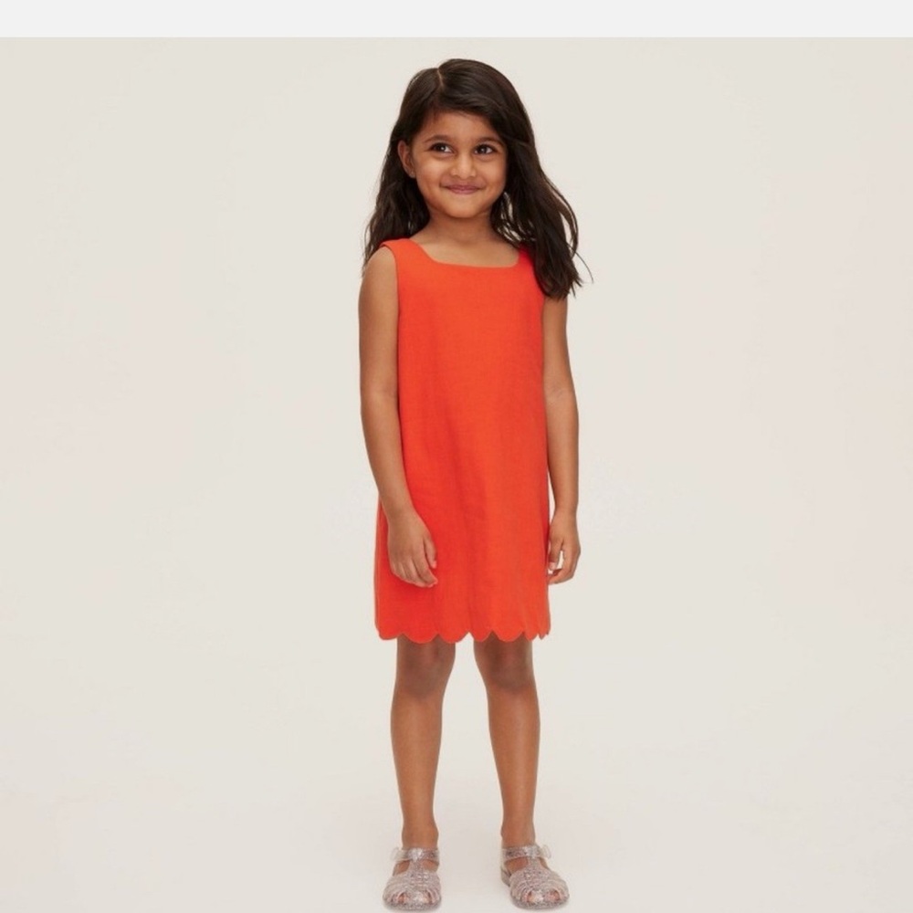 Kate Spade NY x Target Toddler Scalloped Shift Dress Red 2T